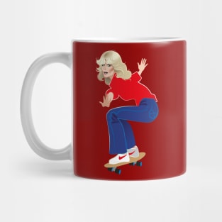 Skateboard Farrah Fawcett Mug